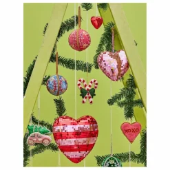 Discount Boule de Noël Disco Cœur | Enfant Décoration De Fête