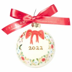 Best Boule de noël en porcelaine 2022 Enfant Décoration De Fête