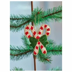 Clearance Boule de Noël Sucre d'Orge | Enfant Décoration De Fête