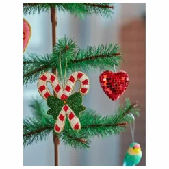 Clearance Boule de Noël Sucre d'Orge | Enfant Décoration De Fête