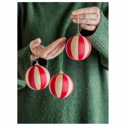 New Boules de Noël Wynn - Set de 3 | Enfant Décoration De Fête