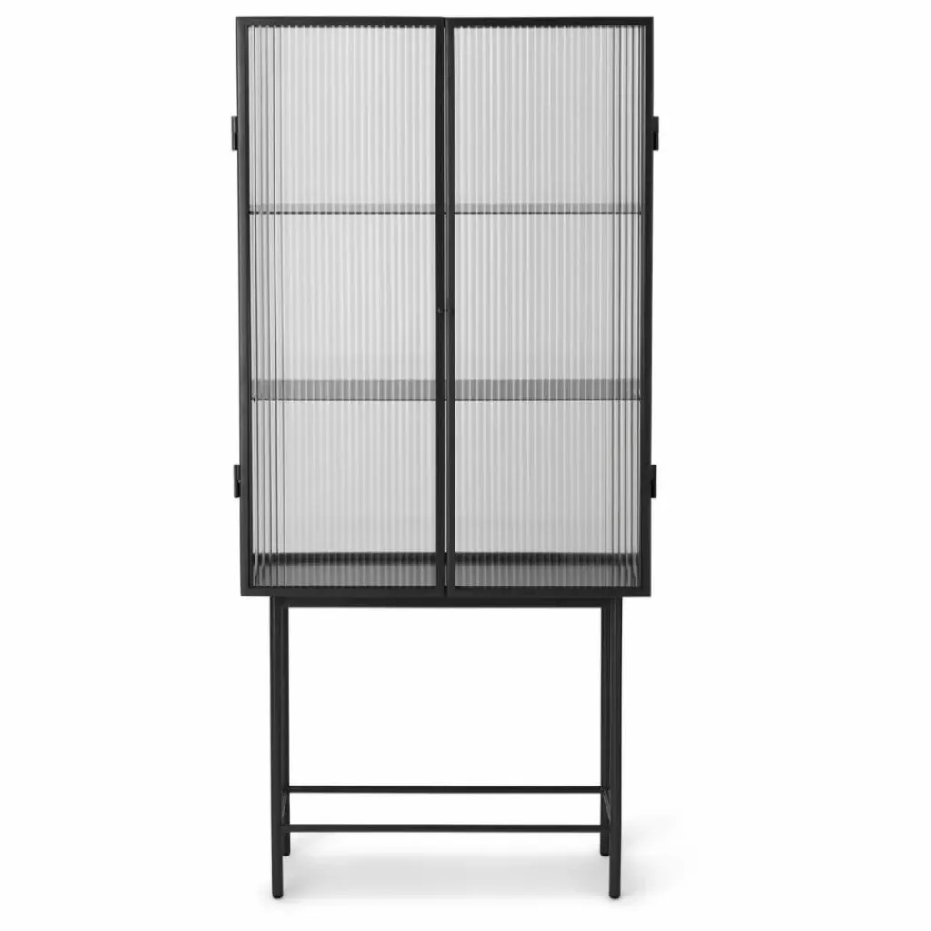 Discount Buffet Haze, en verre strié et métal | Meubles De Rangement