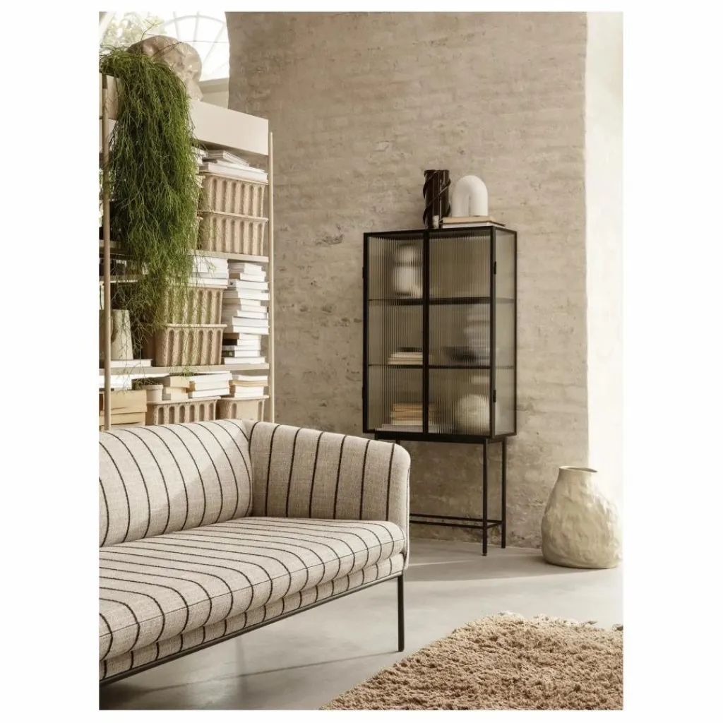 Discount Buffet Haze, en verre strié et métal | Meubles De Rangement