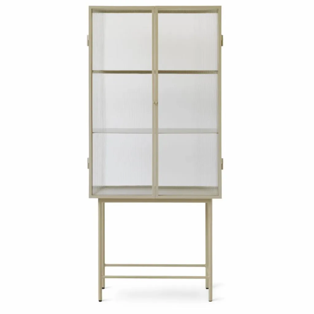 Buffet Haze, en verre strié et métal | Meubles De Rangement