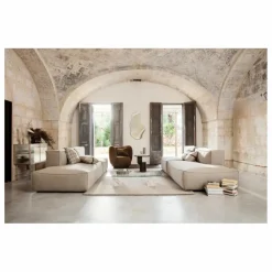 Sale Buffet Haze, en verre strié et métal | Meubles De Rangement