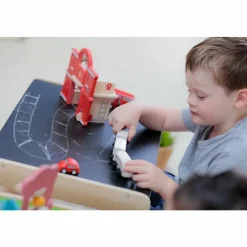 Outlet Bureau pour enfant - Plateau noir en planwood Enfant Bureaux, Tables Enfant