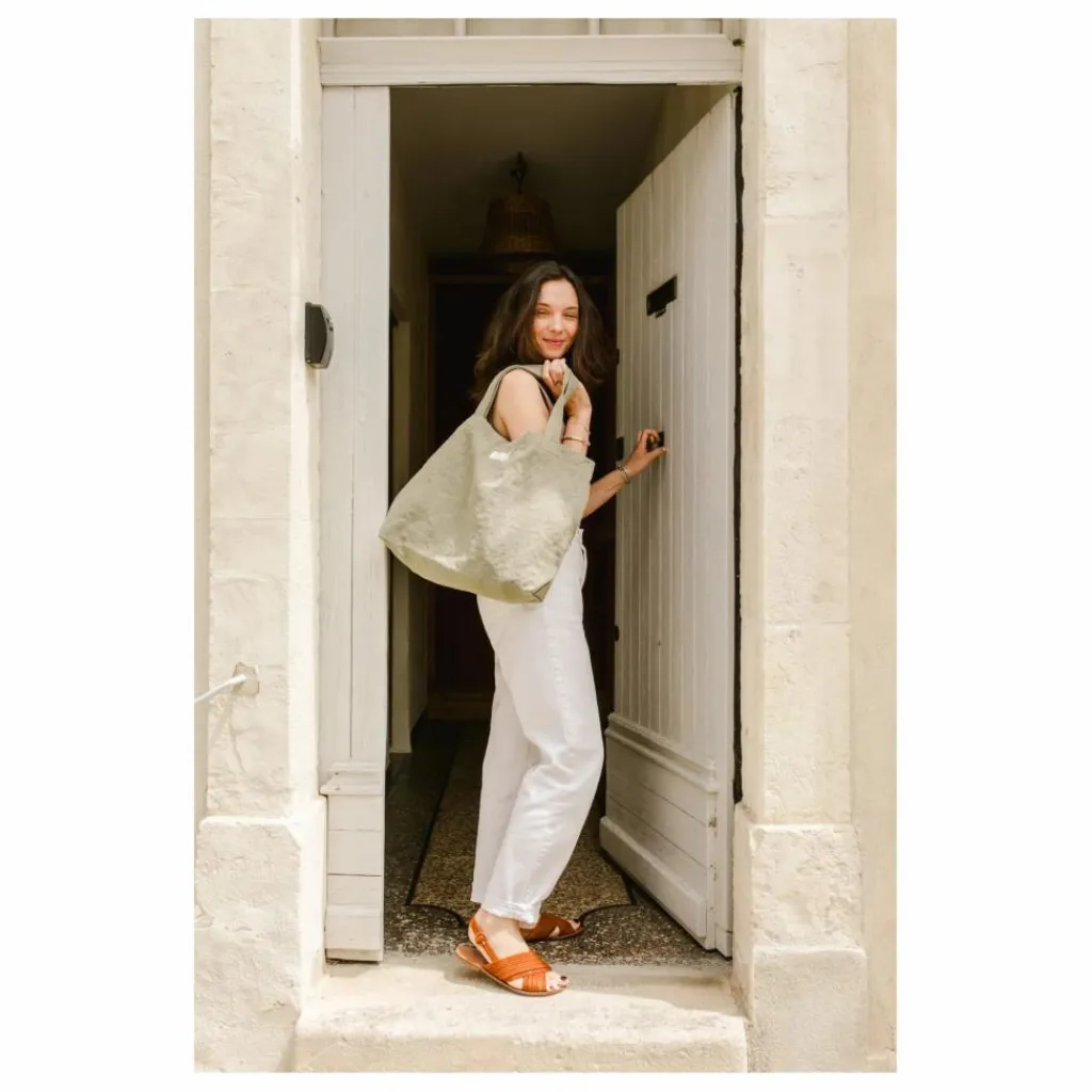 Outlet Cabas en lin | Sacs À Langer|Puériculture