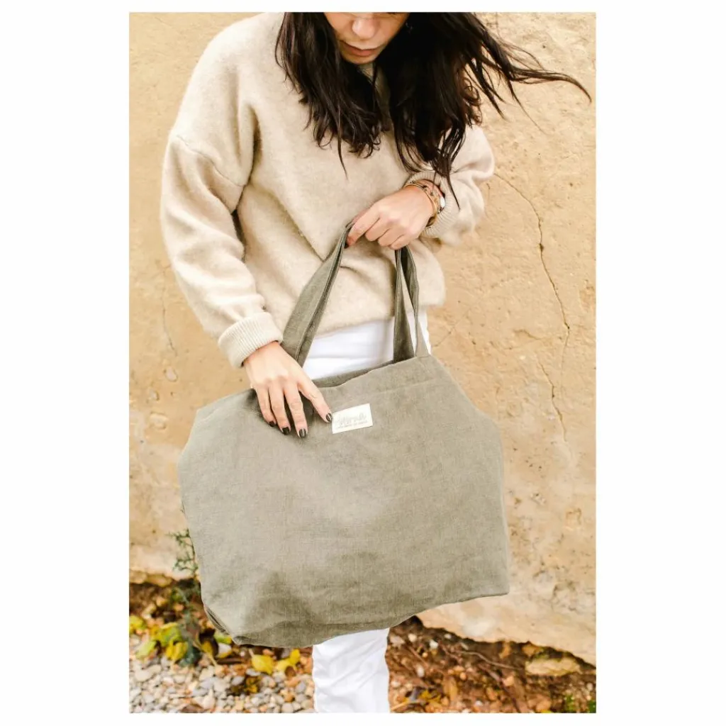 Outlet Cabas en lin | Sacs À Langer|Puériculture