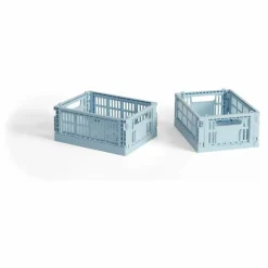 Discount Cagettes pliables Crate - Set de 2 | Petits Rangements