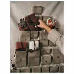 New Calendrier de l'avent Pine en coton bio Enfant Décoration De Fête