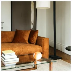 New Canapé 3 places Bellechasse light en velours gratté - 240 cm | Canapés, Fauteuils