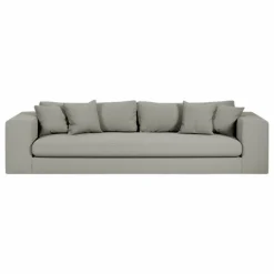 Clearance Canapé 3 places Bellechasse en coton et lin - 245 cm | Canapés, Fauteuils