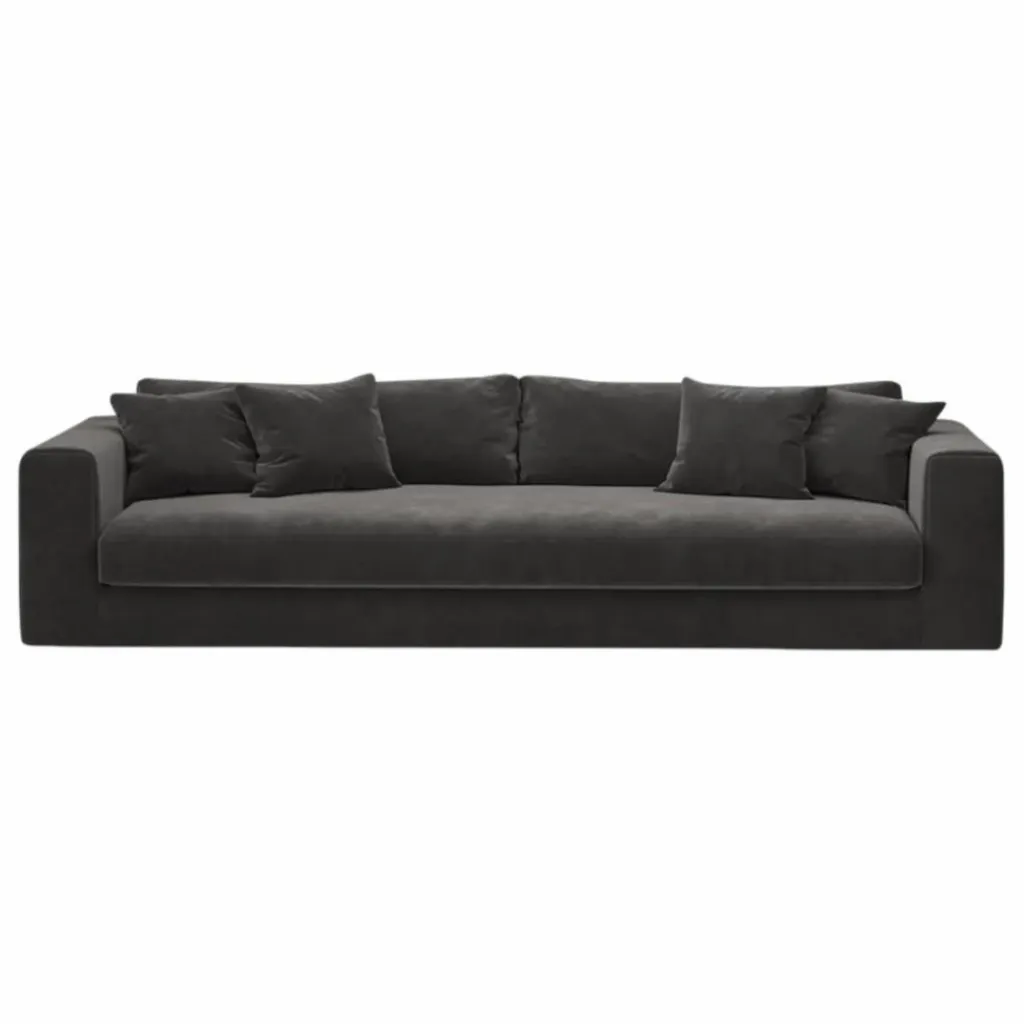 New Canapé 4 places Bellechasse light en velours gratté - 260 cm | Canapés, Fauteuils