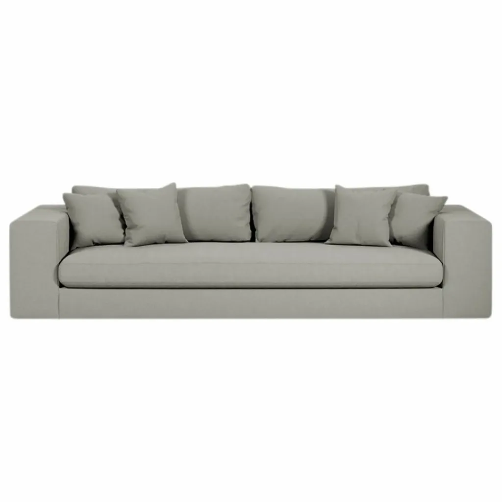 Outlet Canapé 4 places Bellechasse en coton et lin - 275 cm | Canapés, Fauteuils