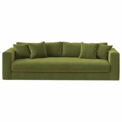 Canapé 3 places Bellechasse light en velours brut - 240 cm | Canapés, Fauteuils