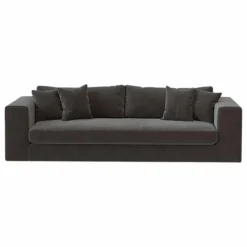 Outlet Canapé 3 places Bellechasse en velours gratté - 245 cm | Canapés, Fauteuils