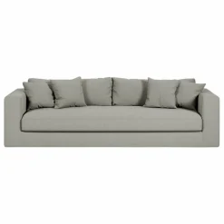 Outlet Canapé 4 places Bellechasse light en coton et lin - 260 cm | Canapés, Fauteuils