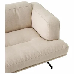 Canapé 2 places Inland AV22, piétement noir | Canapés, Fauteuils