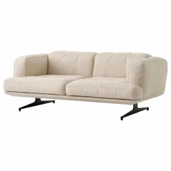 Canapé 2 places Inland AV22, piétement noir | Canapés, Fauteuils