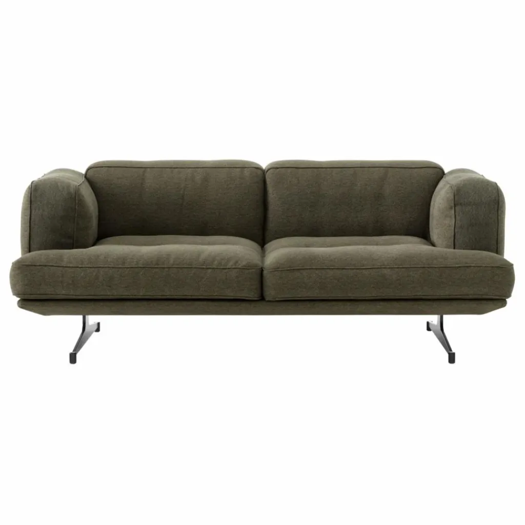 Canapé 2 places Inland AV22, piétement noir | Canapés, Fauteuils