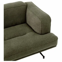 Canapé 2 places Inland AV22, piétement noir | Canapés, Fauteuils