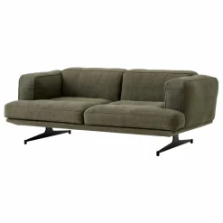 Canapé 2 places Inland AV22, piétement noir | Canapés, Fauteuils