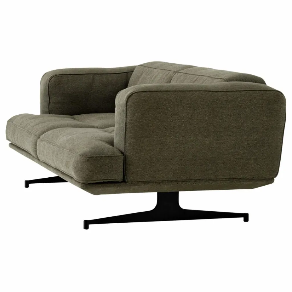 Canapé 2 places Inland AV22, piétement noir | Canapés, Fauteuils