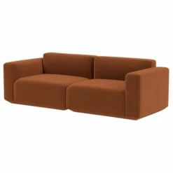 New Canapé Develius EV1, 2 places en velours | Canapés, Fauteuils