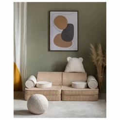 New Canapé modulable en velours côtelé | Enfant Chaises Enfant