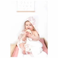 Sale Cape de bain en éponge Toile de Jouy | Puériculture|Linge De Toilette