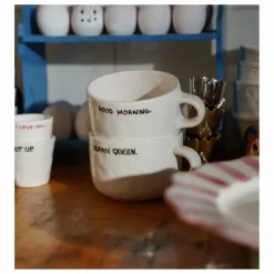 Sale Cappuccino mug Drama Queen | Art De La Table