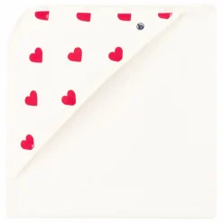 Discount Carré de Bain Madela Cœurs | Puériculture|Linge De Toilette