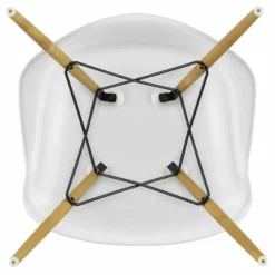 Chaise DAW - piétement érable - Charles & Ray Eames | Chaises, Tabourets, Bancs