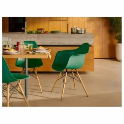 Chaise DAW - piétement érable - Charles & Ray Eames | Chaises, Tabourets, Bancs