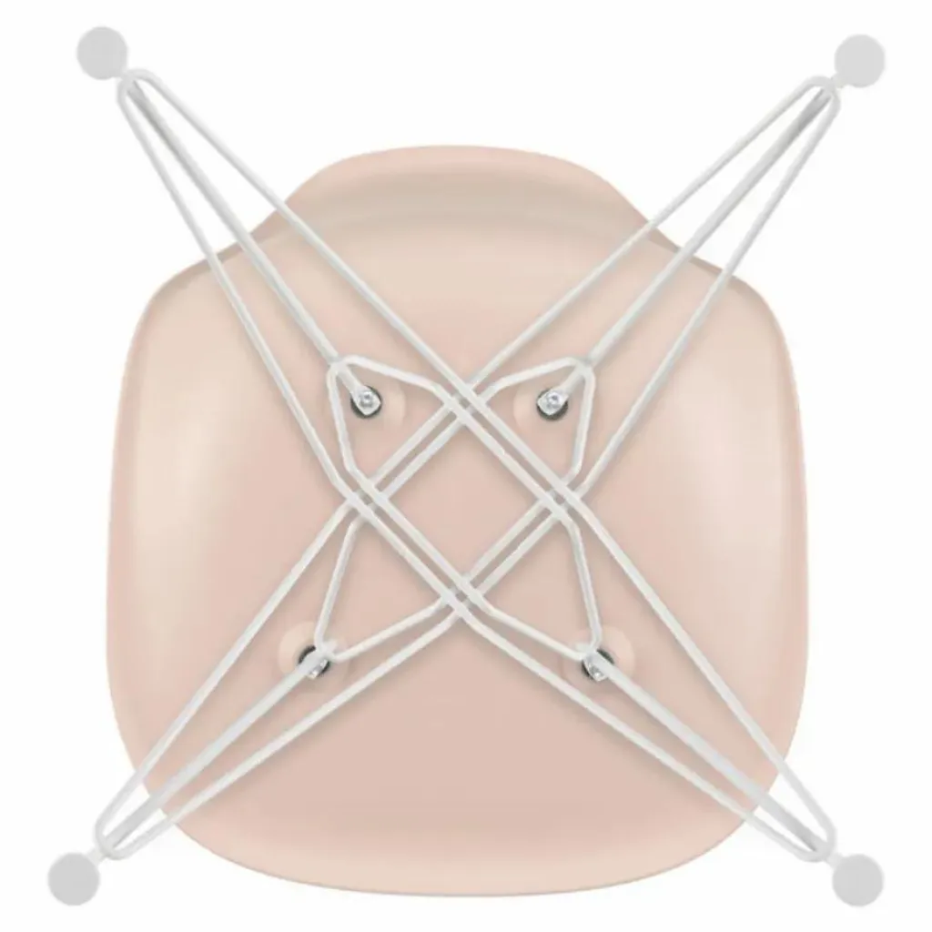 Hot Chaise DSR Plastic - piètement blanc epoxy - Charles & Ray Eames | Chaises, Tabourets, Bancs
