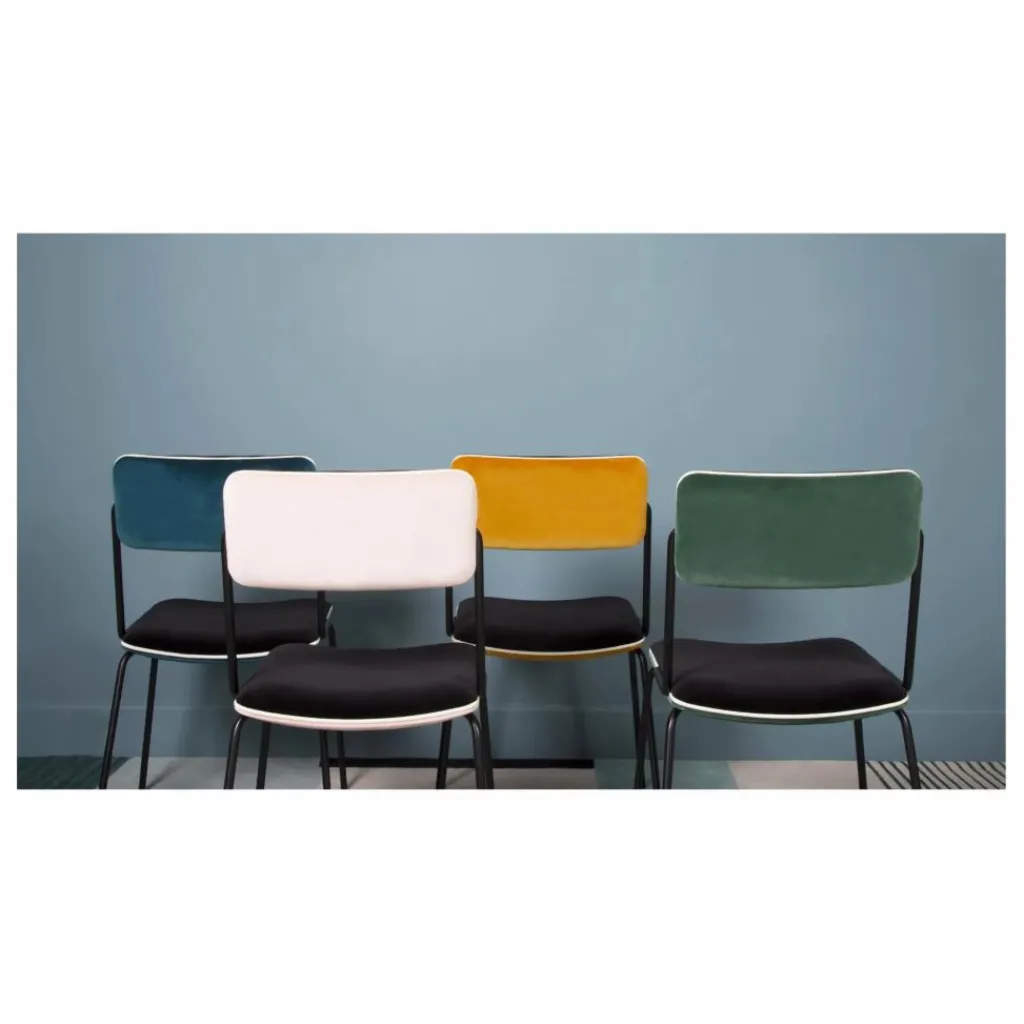 New Chaise en velours Double-Jeu | Chaises, Tabourets, Bancs