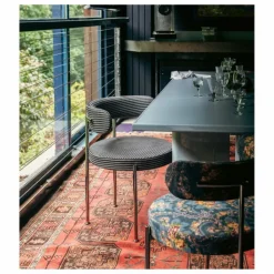 Hot Chaise Libera en tissu rayé | Chaises, Tabourets, Bancs