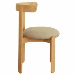 Hot Chaise Lilas en bois, assise en lin | Chaises, Tabourets, Bancs