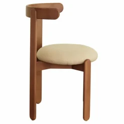 Hot Chaise Lilas en bois, assise en lin | Chaises, Tabourets, Bancs