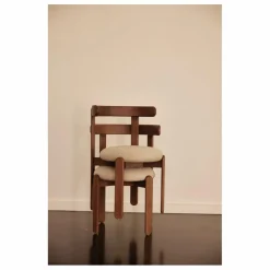 Hot Chaise Lilas en bois, assise en lin | Chaises, Tabourets, Bancs