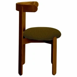 Discount Chaise Lilas en bois finition Teck, assise en bouclette | Chaises, Tabourets, Bancs