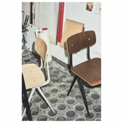 Outlet Chaise Result en chêne fumé - Réedition Friso Kramer & Wim Rietveld | Chaises, Tabourets, Bancs