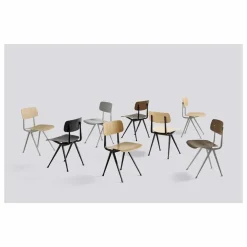 Outlet Chaise Result en chêne fumé - Réedition Friso Kramer & Wim Rietveld | Chaises, Tabourets, Bancs