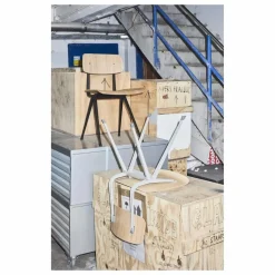 Discount Chaise Result en chêne laqué brillant - Réedition Friso Kramer & Wim Rietveld | Chaises, Tabourets, Bancs