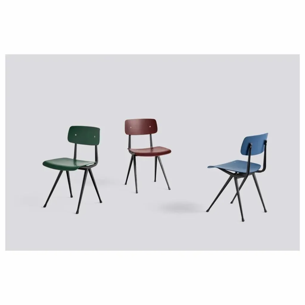 Chaise Result en chêne teinté - Réedition Friso Kramer & Wim Rietveld | Chaises, Tabourets, Bancs