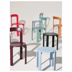 Hot Chaise Rey en bois laqué - Bruno Rey | Chaises, Tabourets, Bancs