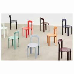 Hot Chaise Rey en bois laqué - Bruno Rey | Chaises, Tabourets, Bancs