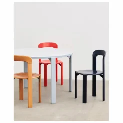 New Chaise Rey en bois laqué - Bruno Rey | Chaises, Tabourets, Bancs