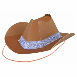 Sale Chapeaux de fête Western - Set de 8 Enfant Décoration De Fête