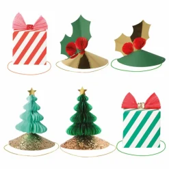 Discount Chapeaux festifs Noël - Set de 6 Enfant Décoration De Fête